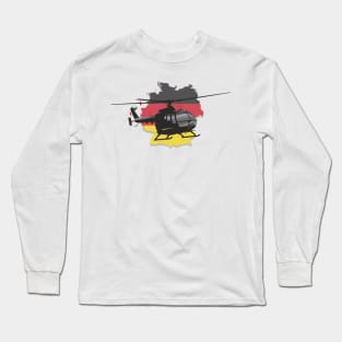 German Black Helicopter Long Sleeve T-Shirt